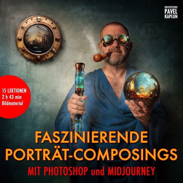 Faszinierende Porträt-Composings mit Midjourney & Photoshop